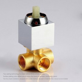 Recessed Chrome Shower Faucet For Bathroom