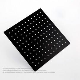 Shower Faucet With Recessed Black Copper Faucet For Bathroom