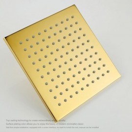 Recessed Shower Faucet Copper Gold Pvd For Bathroom