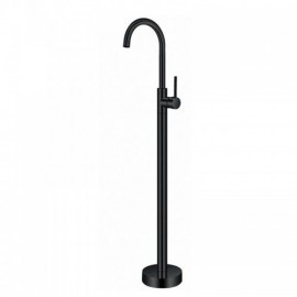 Brass Bathtub Faucet H109Cm Black Mixer For Bathroom