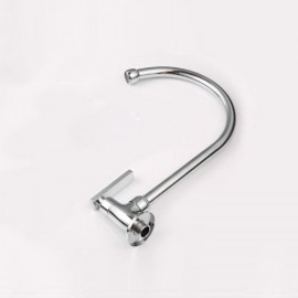 Swivel Basin Mixer Faucet In Brass Chrome For Bathroom