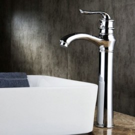 Chrome Brass Basin Faucet For Bathroom