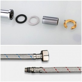 Copper Chrome Basin Faucet For Bathroom