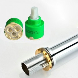 Copper Chrome Basin Faucet For Bathroom