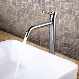 Copper Chrome Basin Faucet For Bathroom