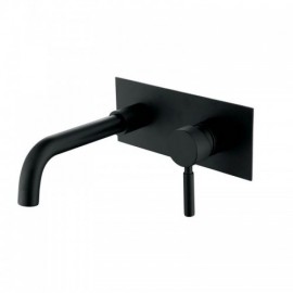 Black Copper Bathtub Faucet For Bathroom