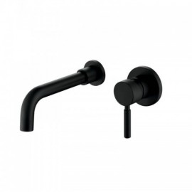Black Copper Bathtub Faucet For Bathroom