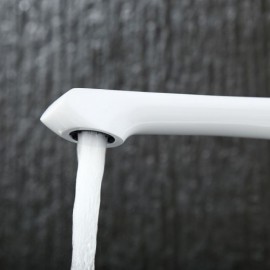 Mixer Faucet Golden White Kitchen Faucet