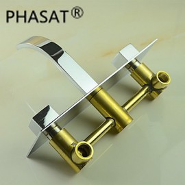 Waterfall Contemporary Chrome Brass Wall Mounted