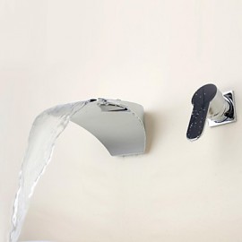 Waterfall Chrome Brass Wall Mounted