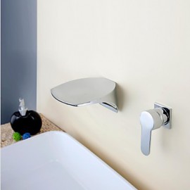 Waterfall Chrome Brass Wall Mounted