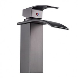 Centerset Single Handle One Hole in Painting Bathroom Sink Tap