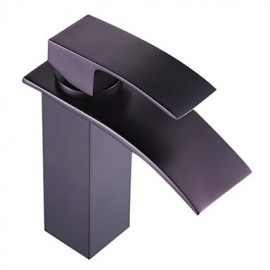 Centerset Single Handle One Hole in Painting Bathroom Sink Tap