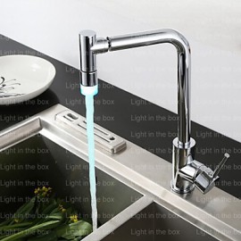 Centerset Single Handle One Hole with Chrome Kitchen Tap