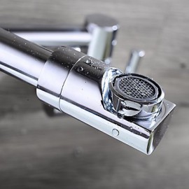 Wall Mounted Single Handle One Hole with Chrome Kitchen Tap