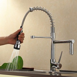 Deck Mounted Single Handle One Hole with Chrome Kitchen Tap