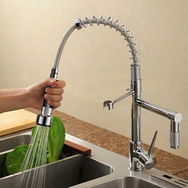 Deck Mounted Single Handle One Hole with Chrome Kitchen Tap