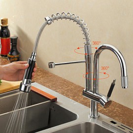 Deck Mounted Single Handle One Hole with Chrome Kitchen Tap