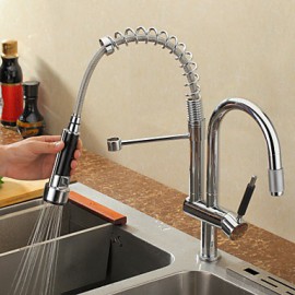 Deck Mounted Single Handle One Hole with Chrome Kitchen Tap
