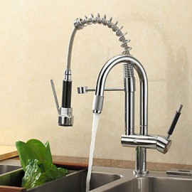 Deck Mounted Single Handle One Hole with Chrome Kitchen Tap