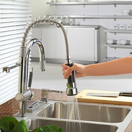 Deck Mounted Single Handle One Hole with Chrome Kitchen Tap