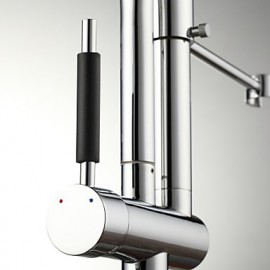 Deck Mounted Single Handle One Hole with Chrome Kitchen Tap