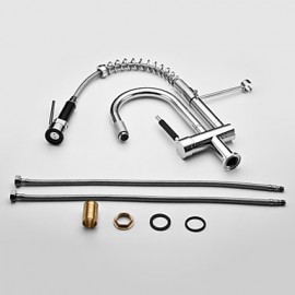 Deck Mounted Single Handle One Hole with Chrome Kitchen Tap