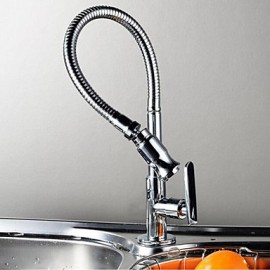 Deck Mounted Single Handle One Hole with Chrome Kitchen Tap