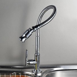 Deck Mounted Single Handle One Hole with Chrome Kitchen Tap