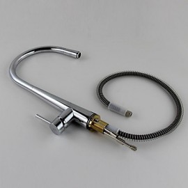 Deck Mounted Single Handle One Hole with Chrome Kitchen Tap