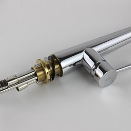 Deck Mounted Single Handle One Hole with Chrome Kitchen Tap