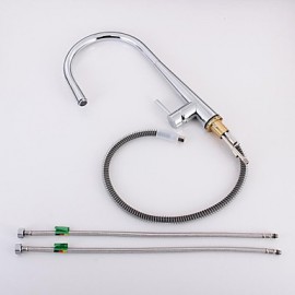 Deck Mounted Single Handle One Hole with Chrome Kitchen Tap