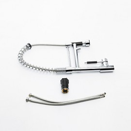 Kitchen Tap Centerset with Chrome Single Handle One Hole