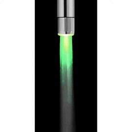 Battery-Free Stylish Water Powered Kitchen Colorful LED Tap Light