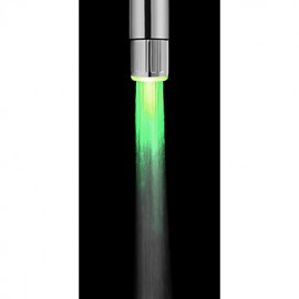 Battery-Free Stylish Water Powered Kitchen Colorful LED Tap Light