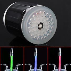 Battery-Free Stylish Water Powered Kitchen Colorful LED Tap Light