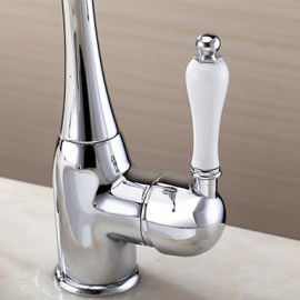 Deck Mounted Single Handle One Hole with Chrome Kitchen Tap