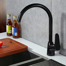 Deck Mounted Single Handle One Hole with Painting Kitchen Tap