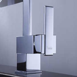 Kitchen Tap Centerset with Chrome Single Handle One Hole