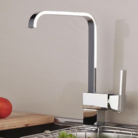 Deck Mounted Single Handle One Hole with Chrome Kitchen Tap