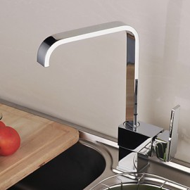 Deck Mounted Single Handle One Hole with Chrome Kitchen Tap