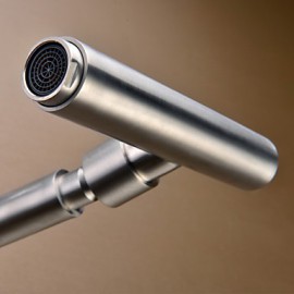 High Quality Fashion Brushed Finish Stainless Steel 360 Degree Rotatable Kitchen Sink Tap