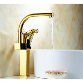 Total Copper Titanium Multifunction Face Basin Hot Cold Water Tap