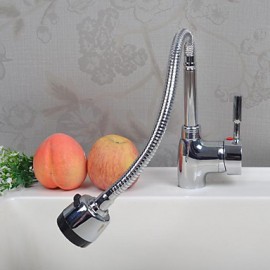 Deck Mounted Single Handle One Hole with Chrome Kitchen Tap