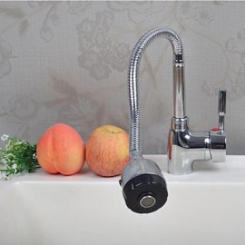 Deck Mounted Single Handle One Hole with Chrome Kitchen Tap