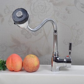 Deck Mounted Single Handle One Hole with Chrome Kitchen Tap