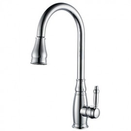 Deck Mounted Single Handle One Hole with Chrome Kitchen Tap