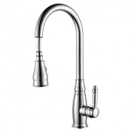 Deck Mounted Single Handle One Hole with Chrome Kitchen Tap
