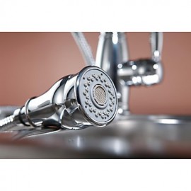 Deck Mounted Single Handle One Hole with Chrome Kitchen Tap