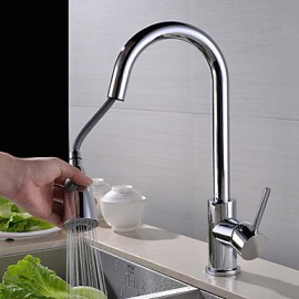 Deck Mounted Single Handle One Hole with Chrome Kitchen Tap